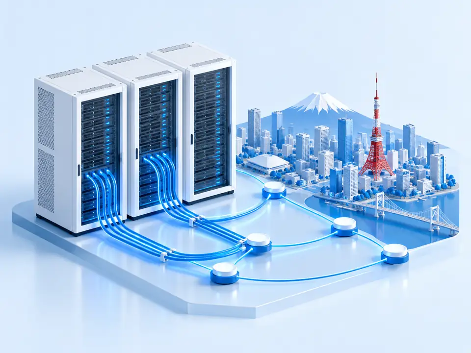 日本服务器,结合线路选择节点